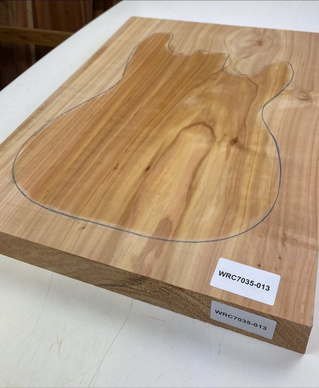 Body Western Red Cedar, 1-pc., Unique Piece #013